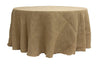 Burlap 108 Round Tablecloth