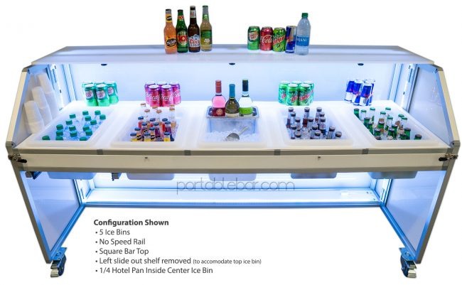 Slide Bar Rental Lighted Bar - Monroe, LA - Dansby's Taylor Rental Center