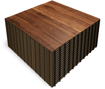 Dark Maple Dance Floor 3 x 3 Sq.