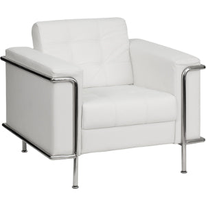 White Leather Chair
