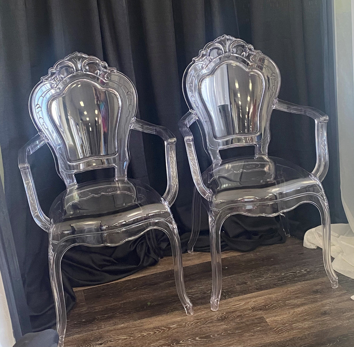 Ghost Chairs (Pair) - Monroe, LA - Dansby's Taylor Rental Center